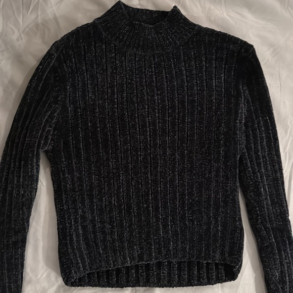 NEW with tag black soft chenille sweater. - Picture 2 of 6